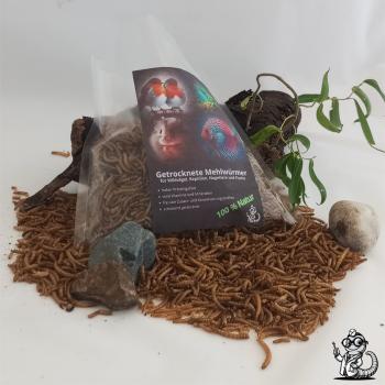 Mehlwurm getrocknet 1 bis 10 Liter